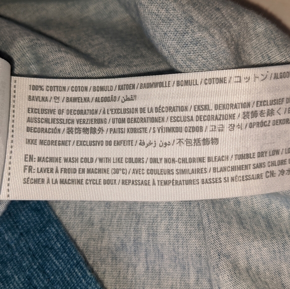 ☀️Hollister EUC Logo Icon Crew young men's T-shirt Large turquoise teal blue - Picture 13 of 13